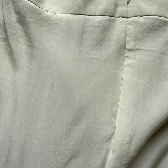 JF & Son Silk Beaded Sequin Skirt Size 4 White Silver SS09 - Picture 13 of 16